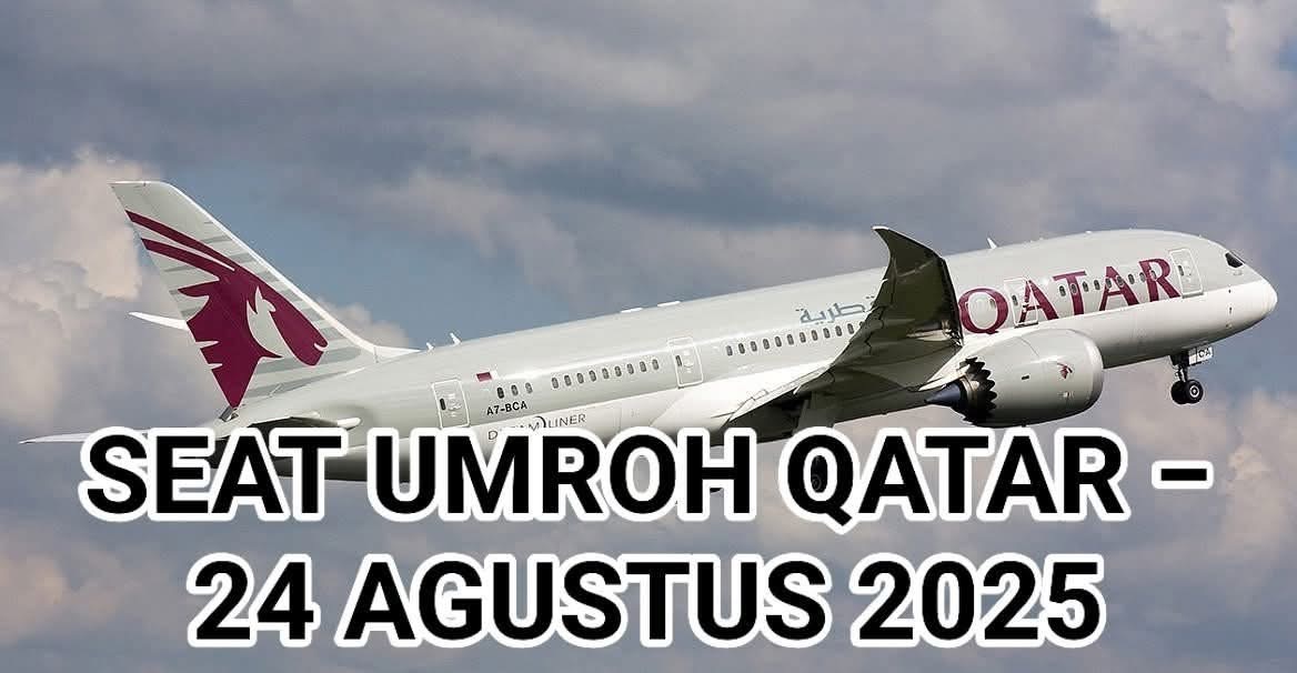 Tiket Group Umrah Qatar Air Ventix